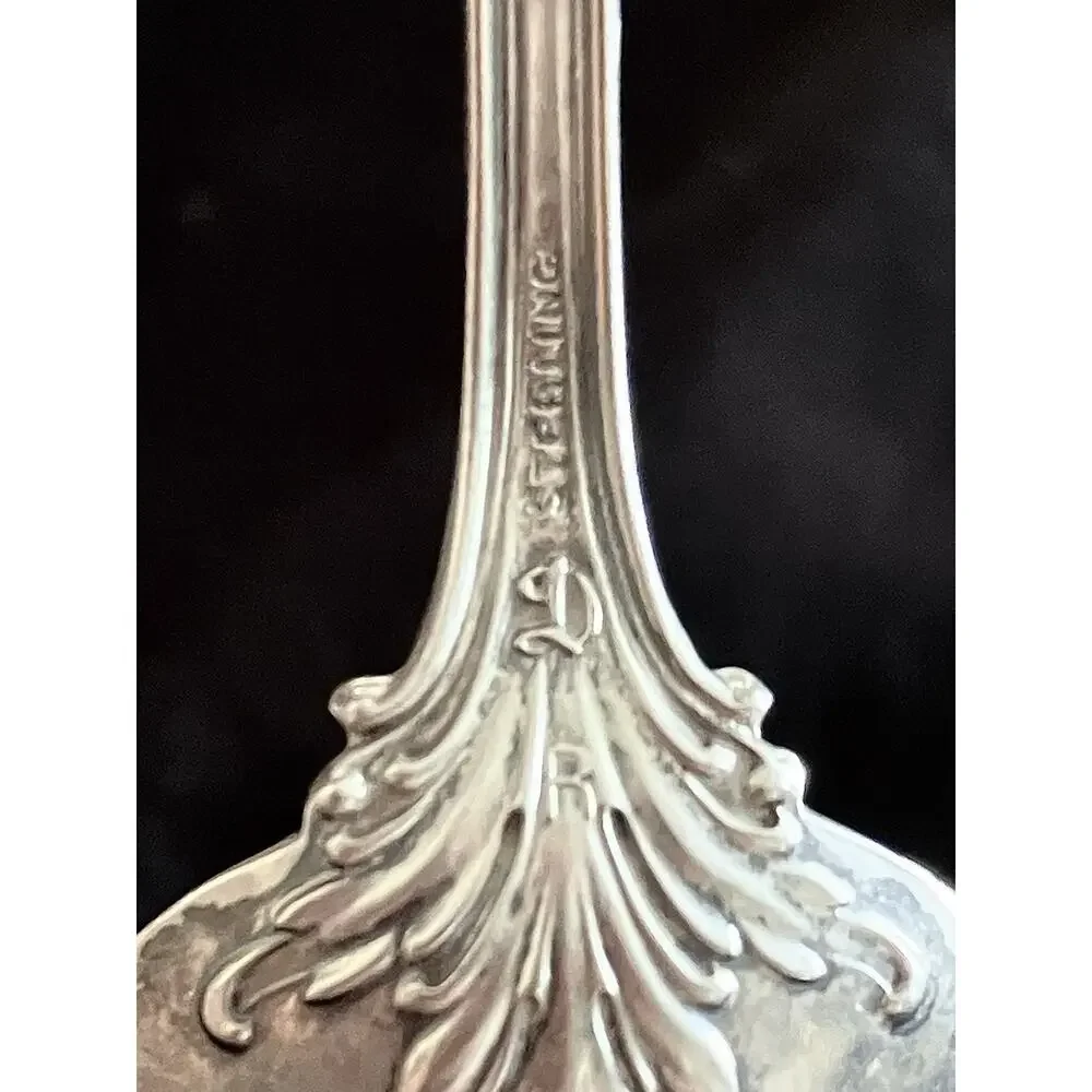 Sterling Silver Teaspoons Mixed Lot Of 3 Souvenir, Norway, Monogram 48 Grams - Picture 7 of 10